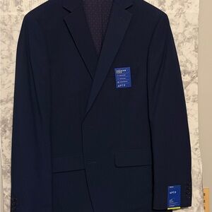 Apt. 9 Premier Flex Slim Fit Navy Blue Suit Jacket~ 40R